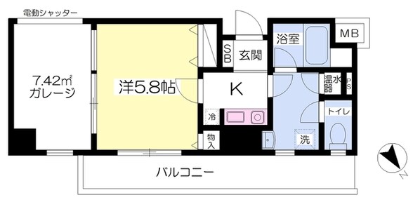 ライダーズマンション練馬の物件間取画像